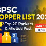 BPSC Topper List 2026 Know The 20 BPSC Top Rankers and Their Allotted Post