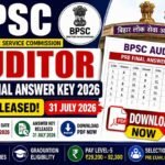 BPSC Auditor Pre Final Answer Key 2026 – Download PDF & Direct Link