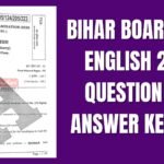 Bihar Board 12th English 2026 Question and Answer Key Pdf (Subject Code- 105/124/205/223)