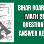 Bihar Board 12th Math 2026 Question and Answer Key Pdf (Subject Code- 121/327) Download Pdf