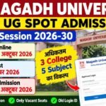 Magadh University UG Spot Admission 2026-30 Apply Online, Dates, Merit List & Admission Details